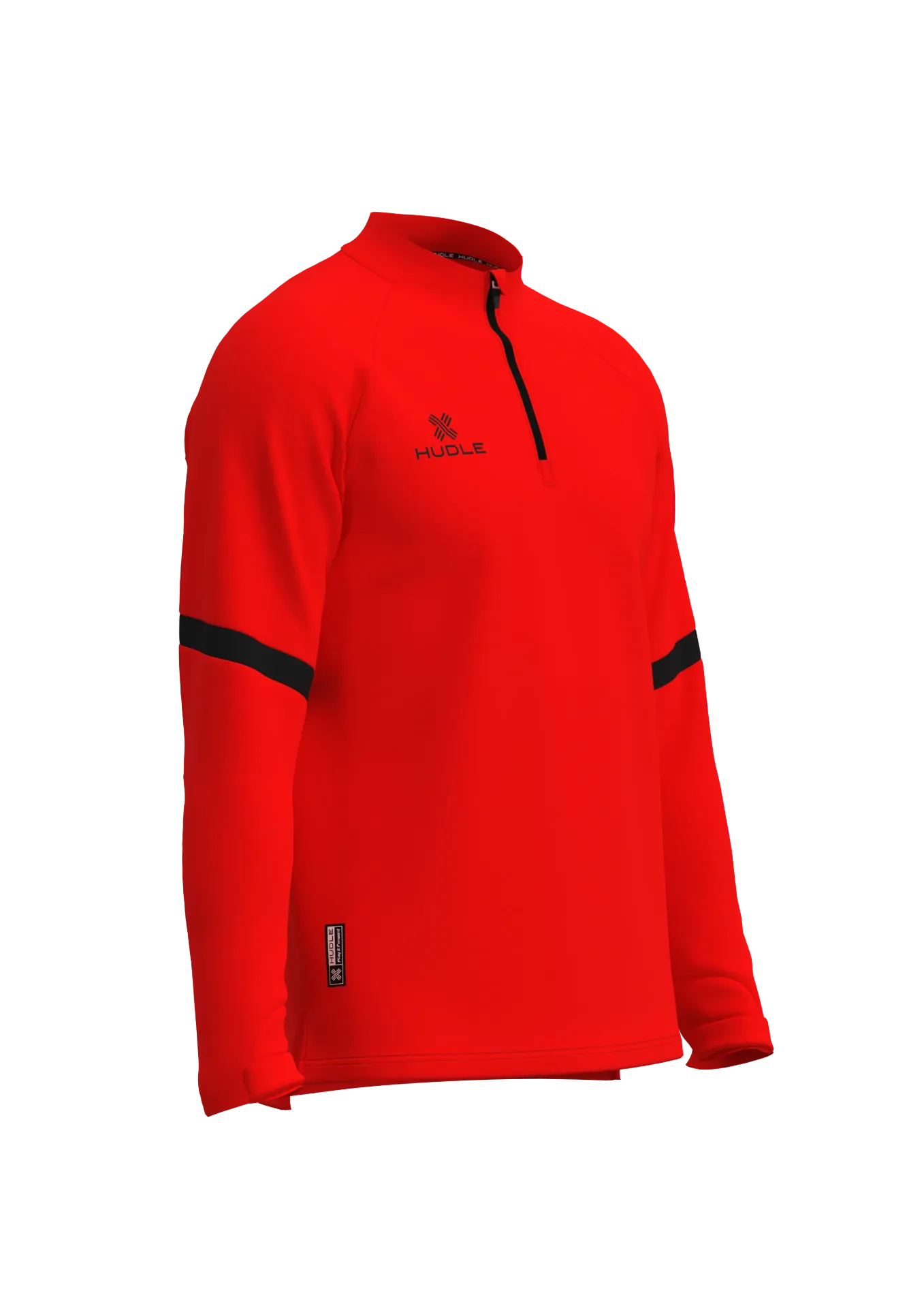 Rafiki 1/4 Zip Training Top Red